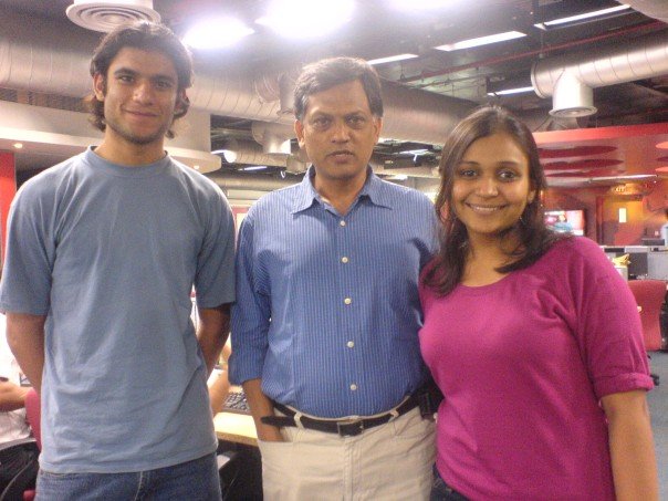 With a mentor who shaped early editorial instincts.